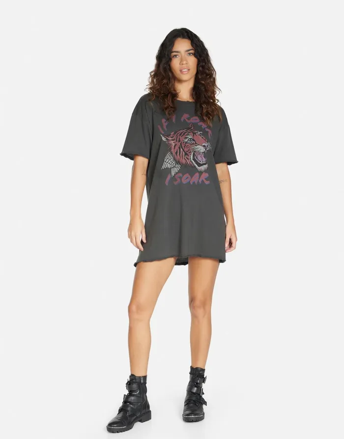 Geneva If I Roar Pigment Black Women039s Lauren Moshi Dresses