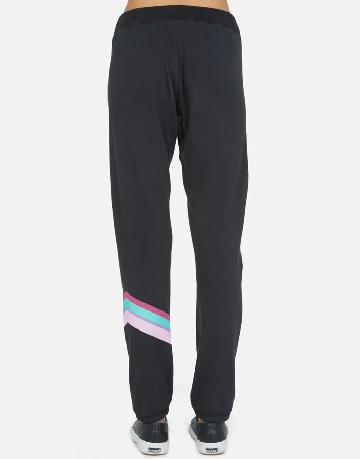 Gia Rainbow Ray Peace Onyx Women039s Lauren Moshi Long Sweatpants