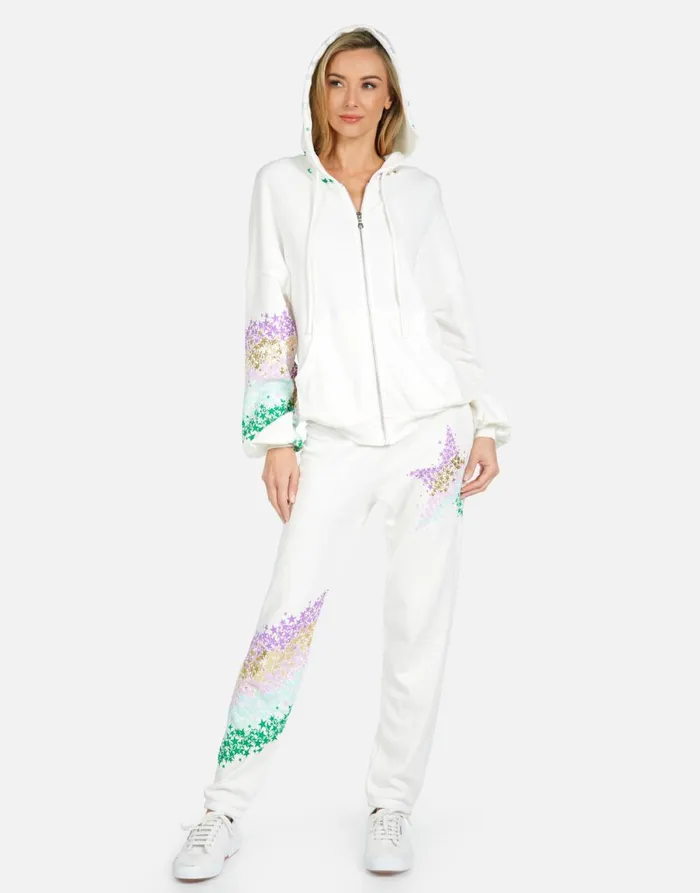 Gia Star Confetti Milk Women039s Lauren Moshi Long Sweatpants