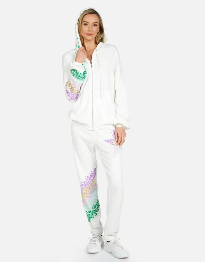 Gia Star Confetti Milk Women039s Lauren Moshi Long Sweatpants