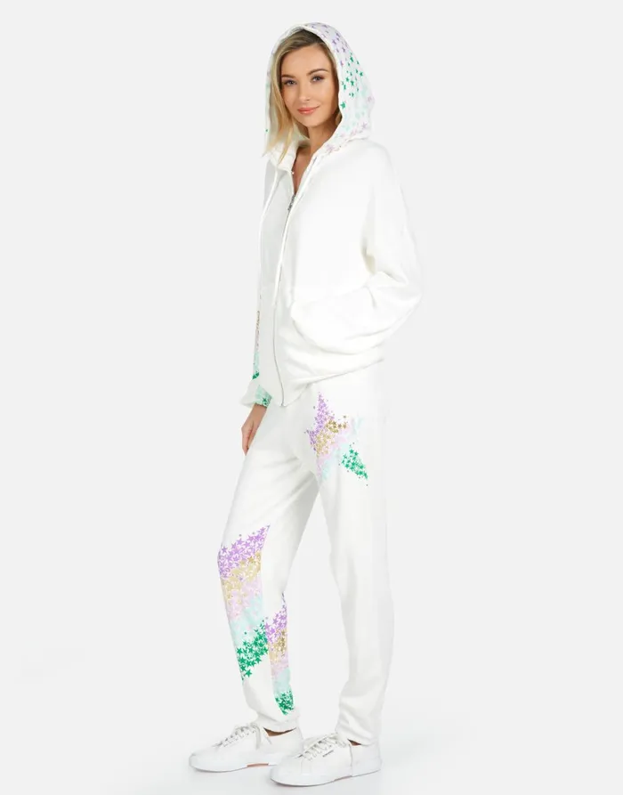 Gia Star Confetti Milk Women039s Lauren Moshi Long Sweatpants