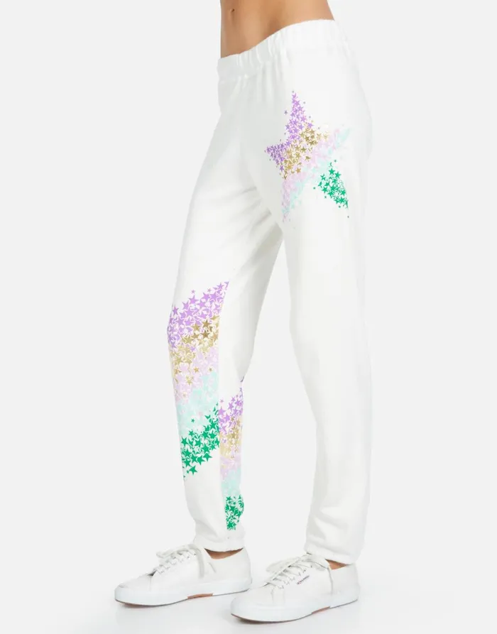 Gia Star Confetti Milk Women039s Lauren Moshi Long Sweatpants