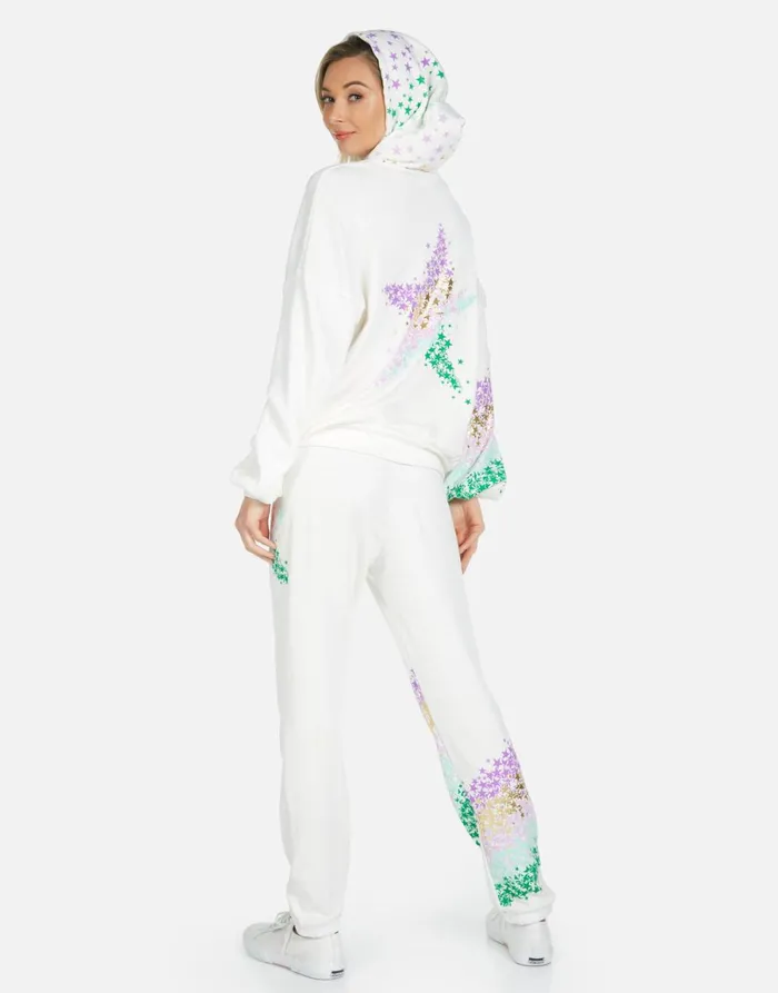 Gia Star Confetti Milk Women039s Lauren Moshi Long Sweatpants