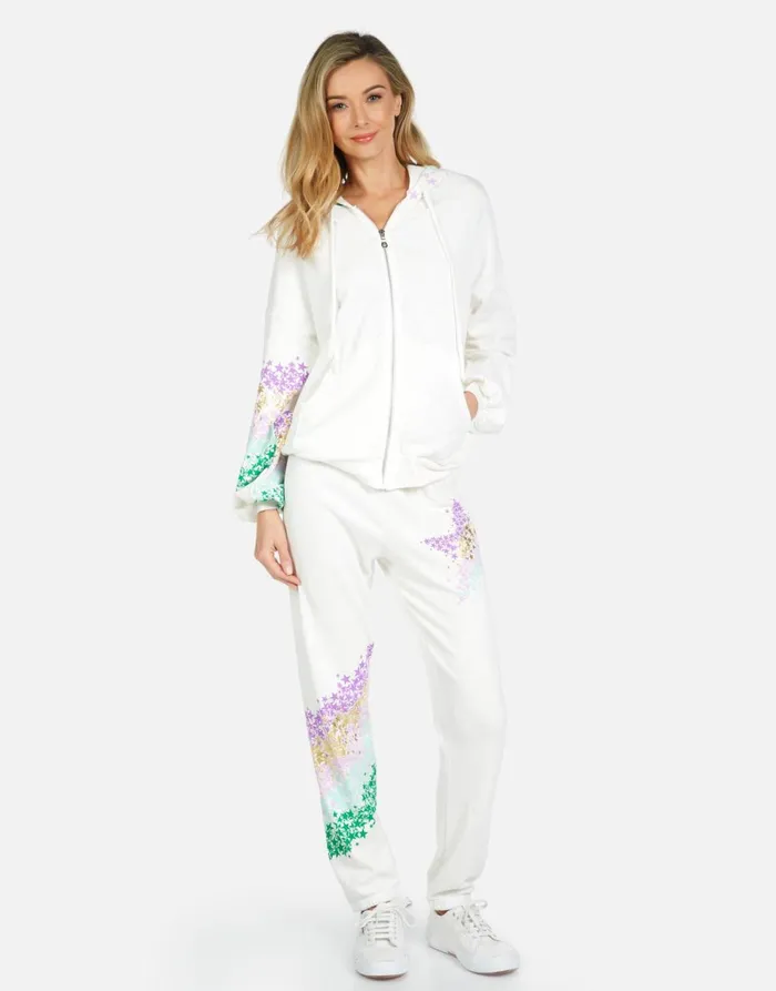 Gia Star Confetti Milk Women039s Lauren Moshi Long Sweatpants
