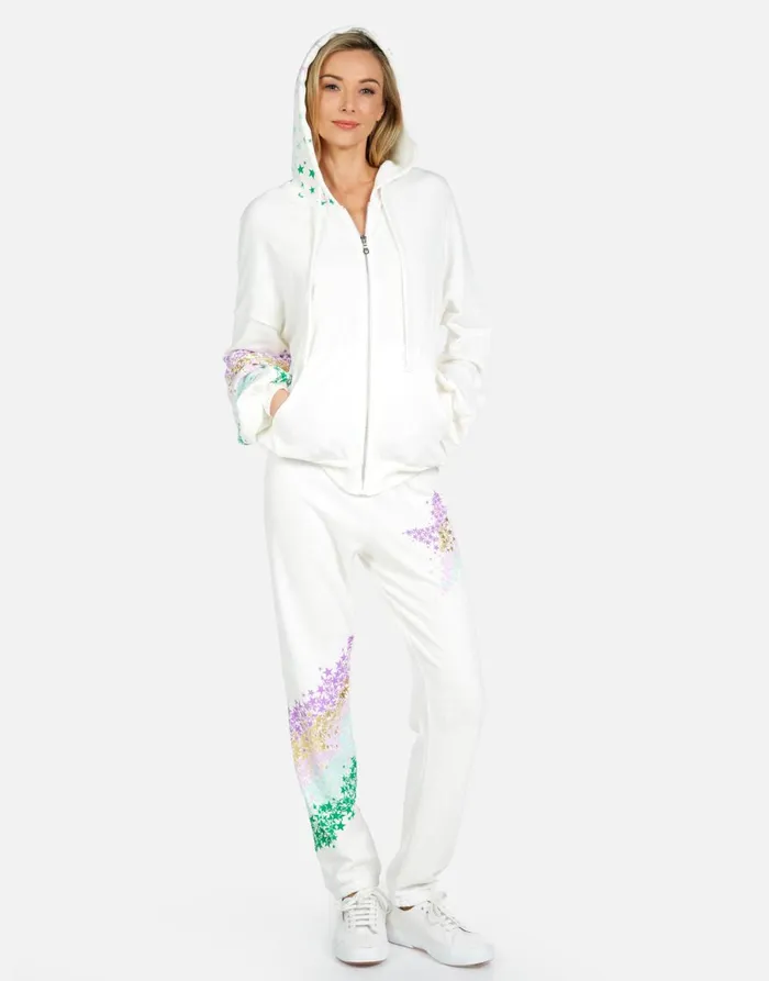 Gia Star Confetti Milk Women039s Lauren Moshi Long Sweatpants