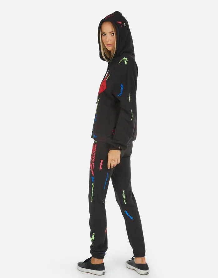 Gia Star Kiss Onyxpaint Smudge Women039s Lauren Moshi Long Sweatpants