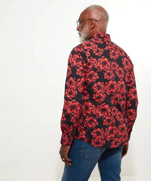 Gifts Apparel Joebrowns Fabulous Floral Shirt Black Gifts Apparel Joebrowns Fabulous Floral Shirt Black