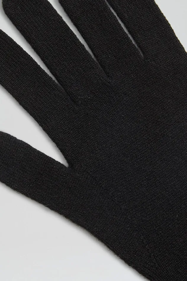 Gloves Women CASHMERE GLOVES BLACK Scanlan Theodore
