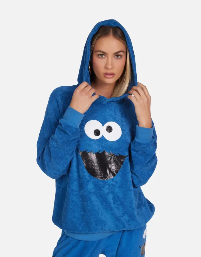 Harmony Foil Cookie Monster Riptide Women039s Lauren Moshi Long Sleeve