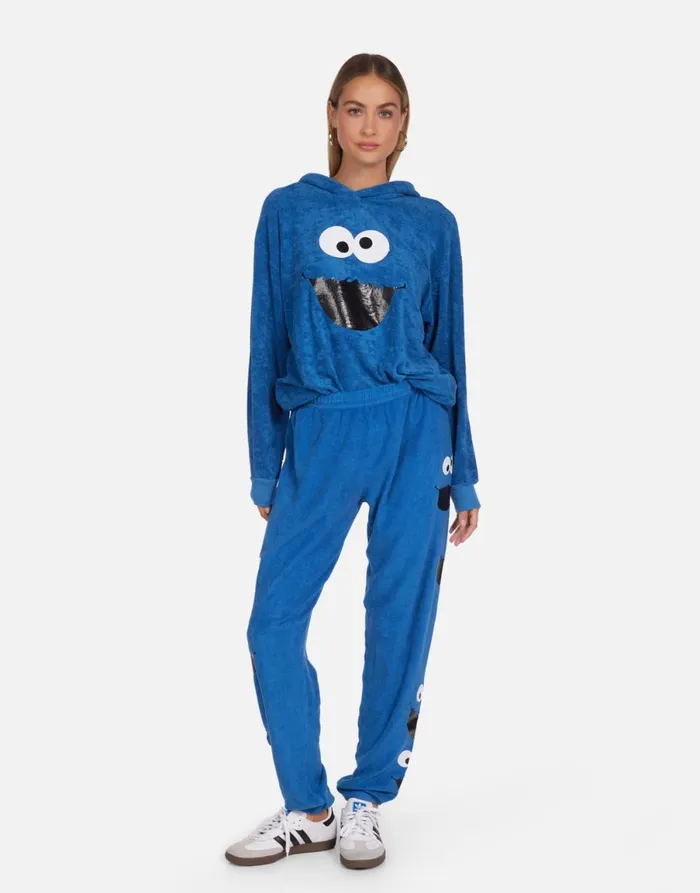 Harmony Foil Cookie Monster Riptide Women039s Lauren Moshi Long Sleeve