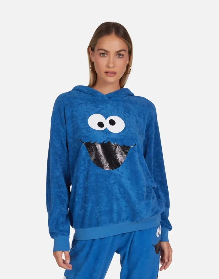 Harmony Foil Cookie Monster Riptide Women039s Lauren Moshi Long Sleeve