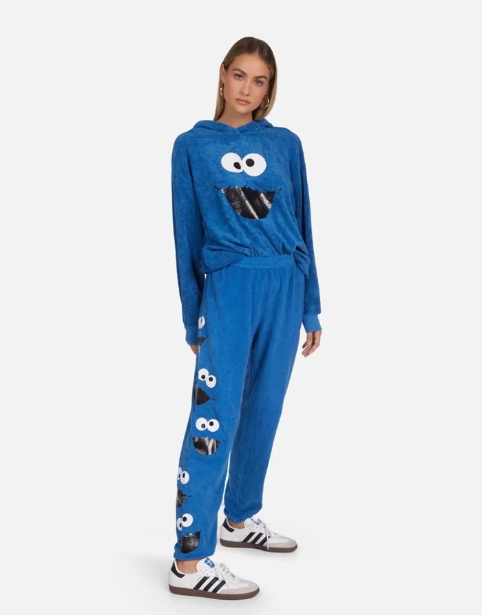 Harmony Foil Cookie Monster Riptide Women039s Lauren Moshi Long Sleeve