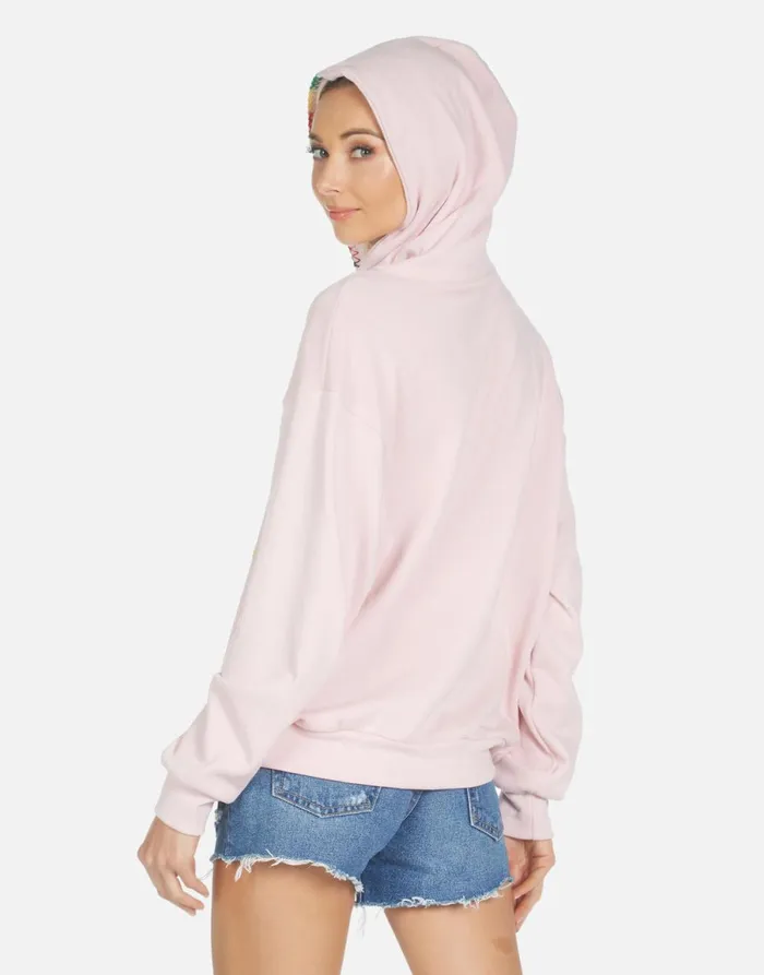 Harmony Hippie Girl Pink Nectar Women039s Lauren Moshi Hoodies