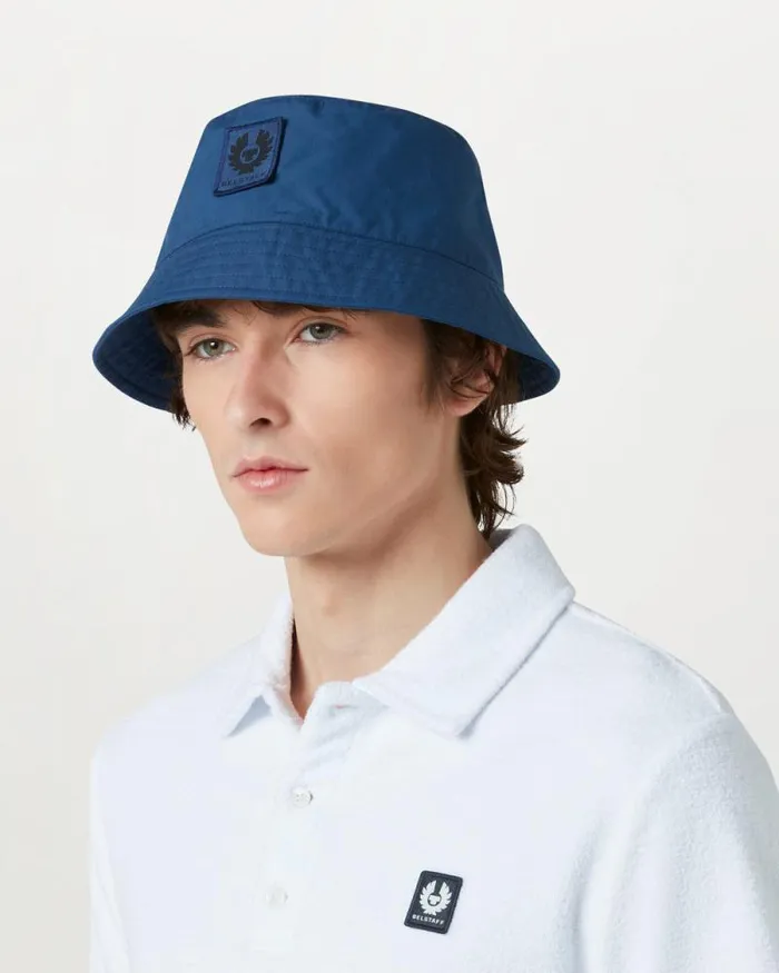 Hats Women Belstaff Bucket Hat Insignia Blue