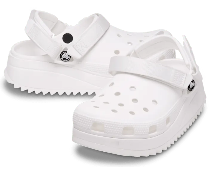 Hiker Clog White White Women Crocs Clogs