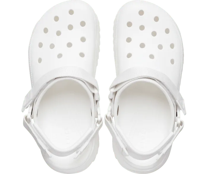 Hiker Clog White White Women Crocs Clogs