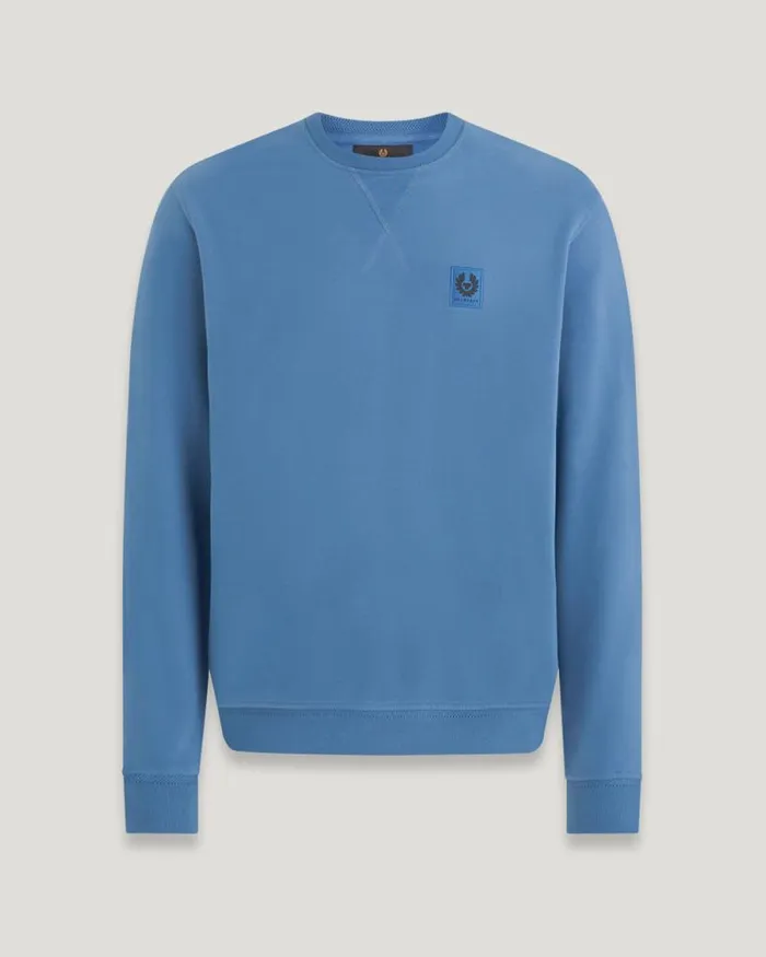 Hoodies and Sweatshirts Men Belstaff Belstaff Sweatshirt Moonlight Blue