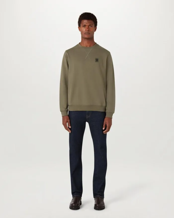 Hoodies and Sweatshirts Men Belstaff Belstaff Sweatshirt Surplus Green