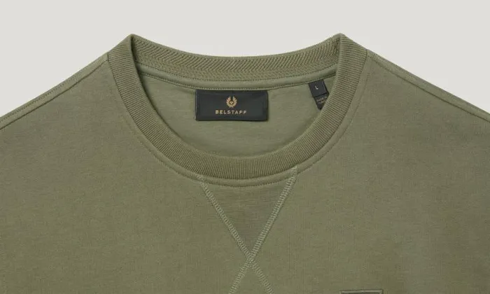 Hoodies and Sweatshirts Men Belstaff Belstaff Sweatshirt Surplus Green