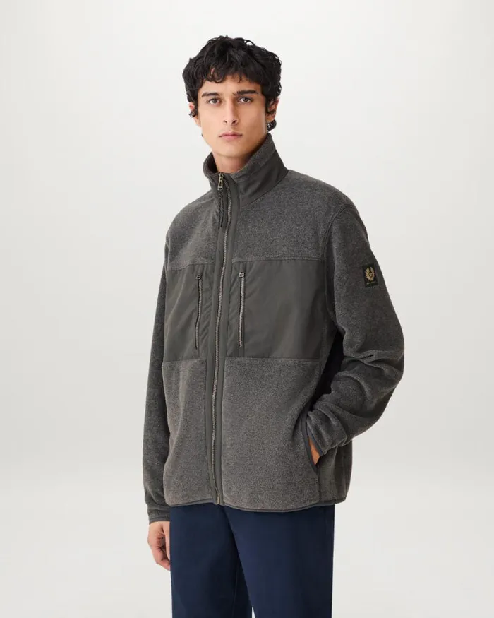 Hoodies and Sweatshirts Men Belstaff Welder Full Zip Sweatshirt Charcoal Heather Hoodies and Sweatshirts Men Belstaff Welder Full Zip Sweatshirt Charcoal Heather