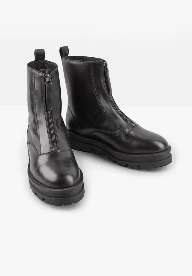 Hush Boots Women Elm Leather Boots Black Hush Boots Women Elm Leather Boots Black