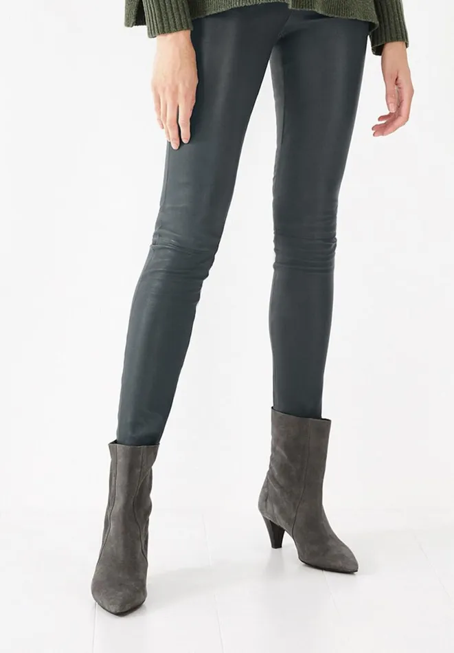 Hush Boots Women Hesper Suede Leather Boots Grey