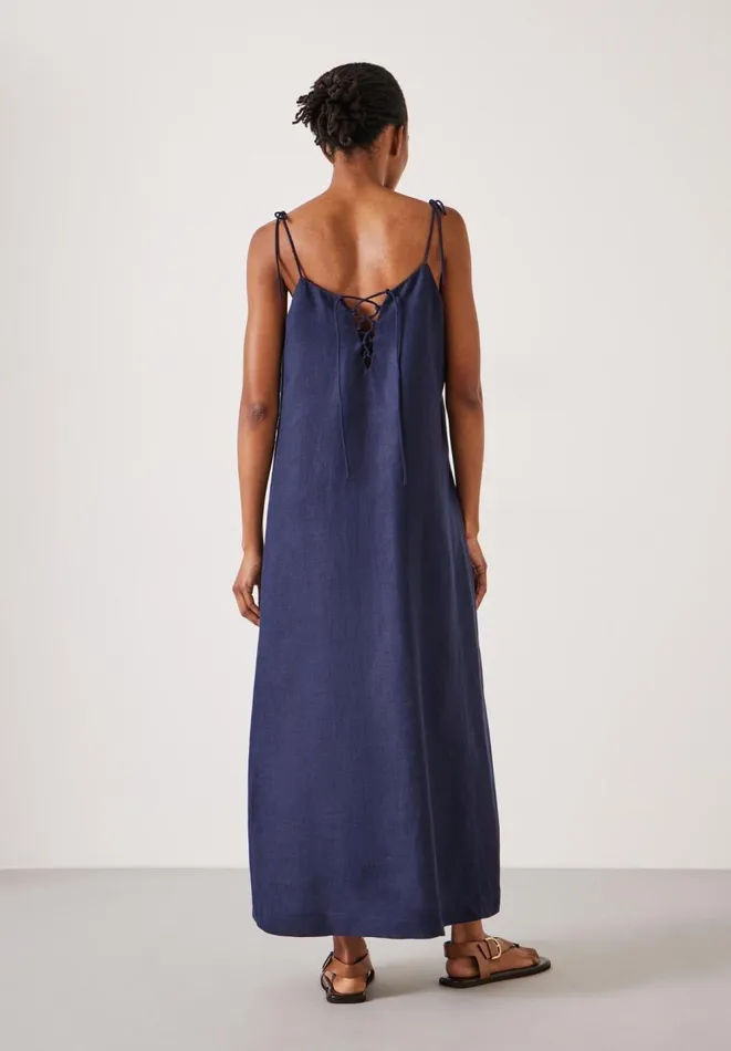 Hush Dresses Women Aanya Two Way Linen Maxi Dress Night Sky