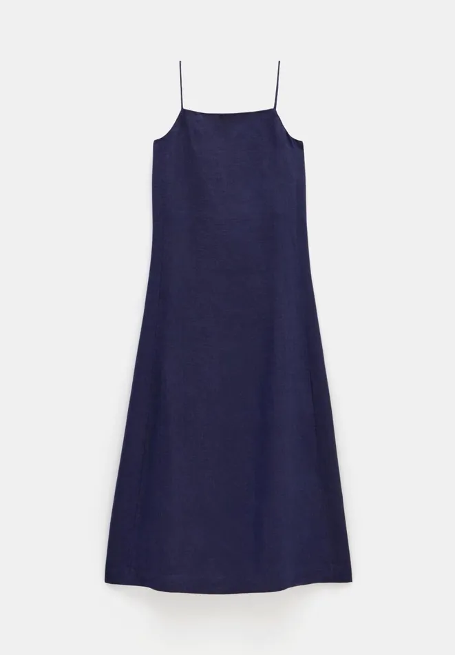 Hush Dresses Women Aanya Two Way Linen Maxi Dress Night Sky