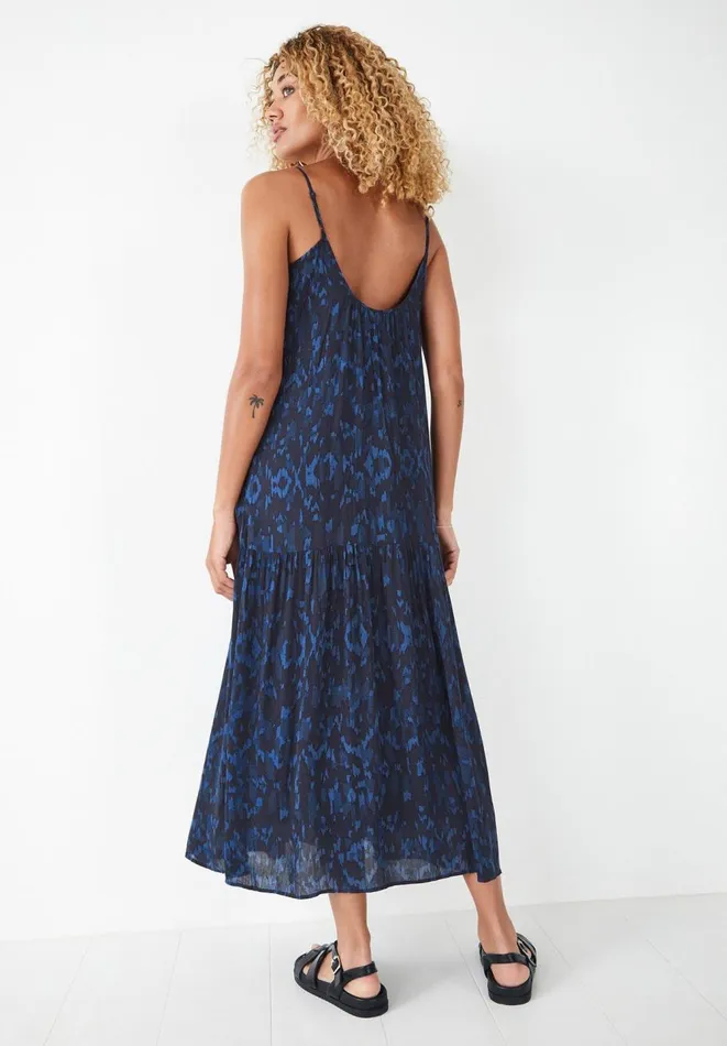 Hush Dresses Women Afina Maxi Dress Ikat Blue Hush Dresses Women Afina Maxi Dress Ikat Blue