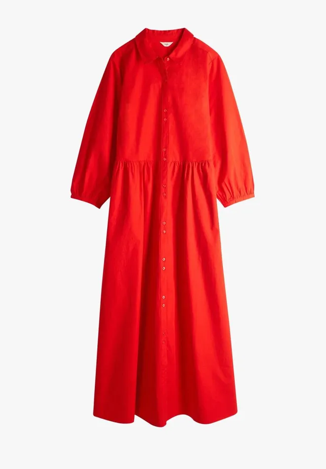 Hush Dresses Women Cindy Poplin Midi Dress Red