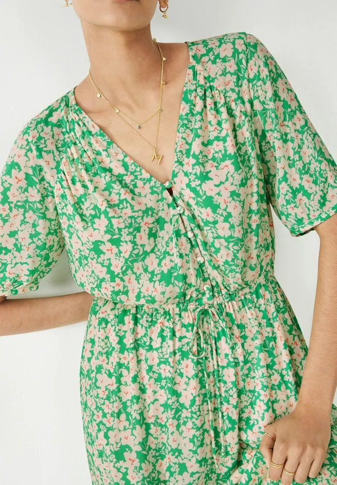 Hush Dresses Women Immie Midi Dress Meadow Ditsy Green Hush Dresses Women Immie Midi Dress Meadow Ditsy Green