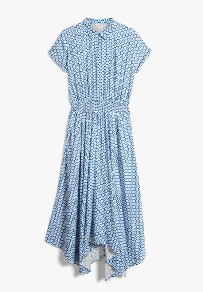 Hush Dresses Women Kensington Shirt Dress Star Geo Blue Hush Dresses Women Kensington Shirt Dress Star Geo Blue