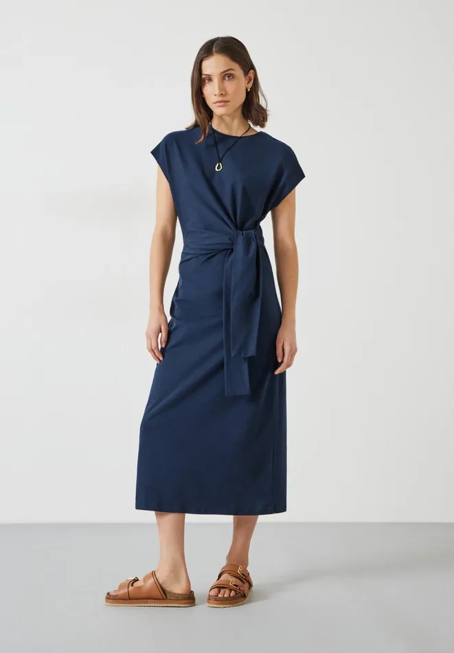 Hush Dresses Women Trinny Jersey Midi Dress Midnight Navy