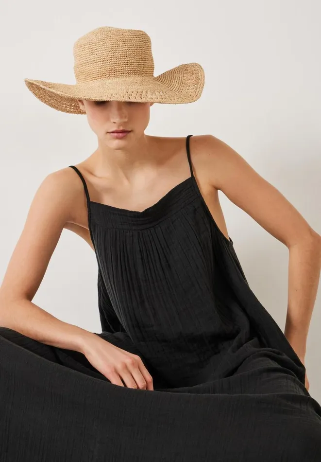 Hush Hats Women India Weave Floppy Hat Natural Hush Hats Women India Weave Floppy Hat Natural