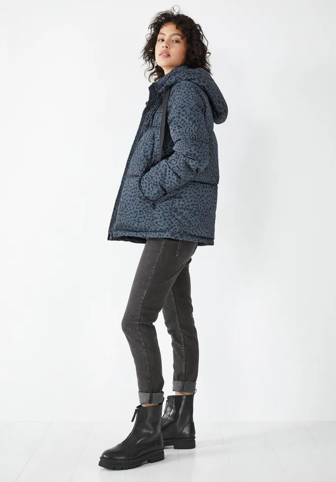Hush Jackets and Coats Women Leia Puffa Jacket Dark Teal Hush Jackets and Coats Women Leia Puffa Jacket Dark Teal