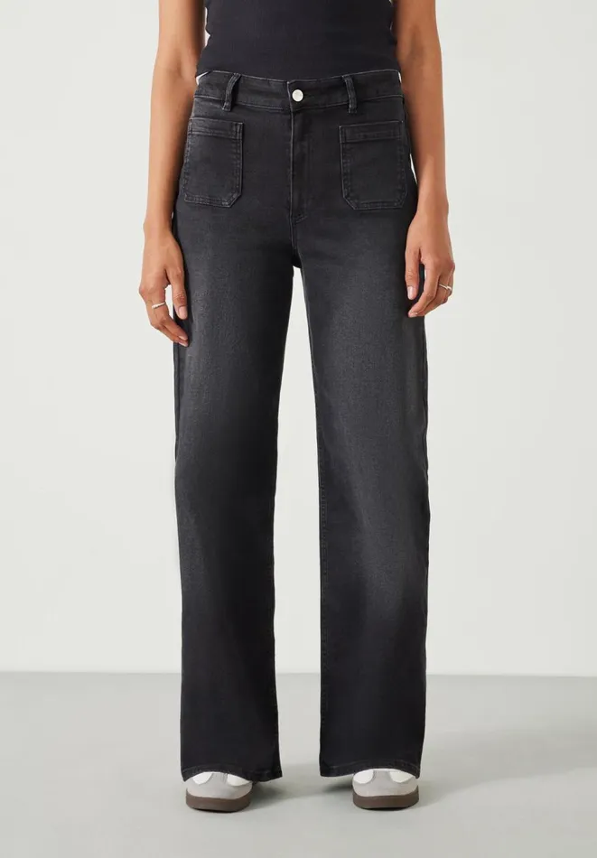 Hush Jeans Women Rowan Flared Jeans Washed Black