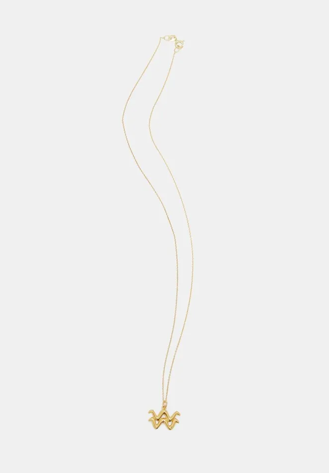 Hush Jewellery Women Bonvo Aquarius Zodiac Necklace Aquarius Hush Jewellery Women Bonvo Aquarius Zodiac Necklace Aquarius
