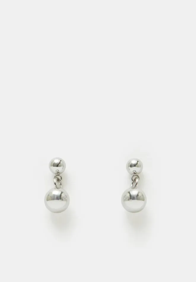 Hush Jewellery Women Serina Stud Drop Earrings Silver