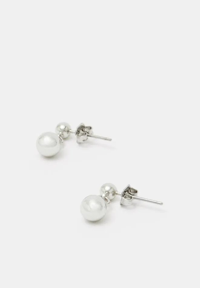 Hush Jewellery Women Serina Stud Drop Earrings Silver