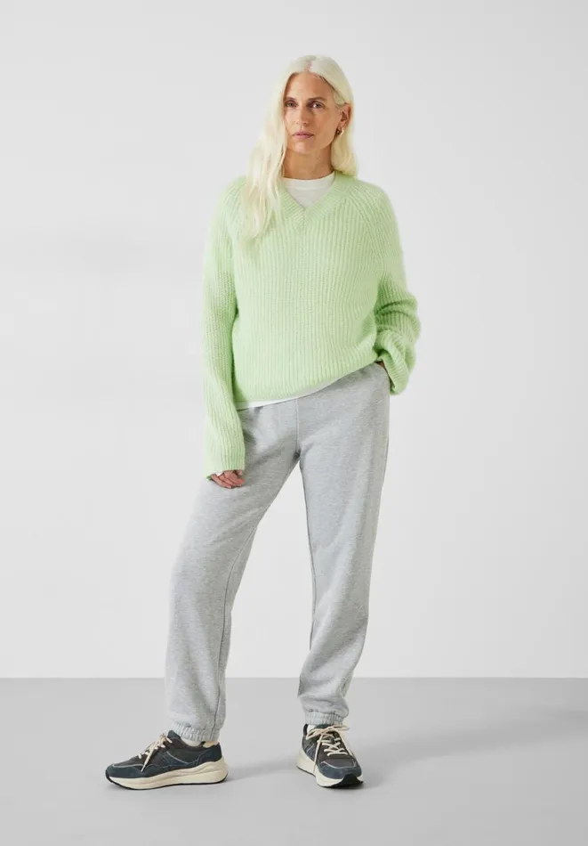 Hush Jumpers and Cardigans Women Blayney Fluffy Wool Blend Jumper Soft Green
