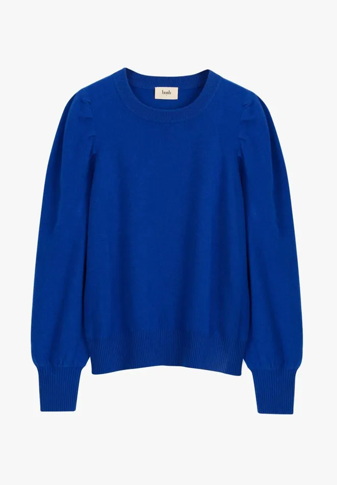 Hush Jumpers and Cardigans Women Lilah Sleeve Detail Knitted Jumper Bright Blue