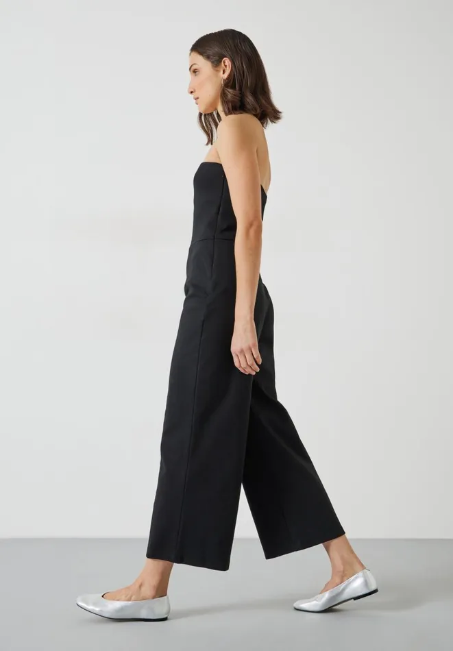 Hush Jumpsuits Women Izzie Wide Leg Bandeau Jumpsuit Black Hush Jumpsuits Women Izzie Wide Leg Bandeau Jumpsuit Black