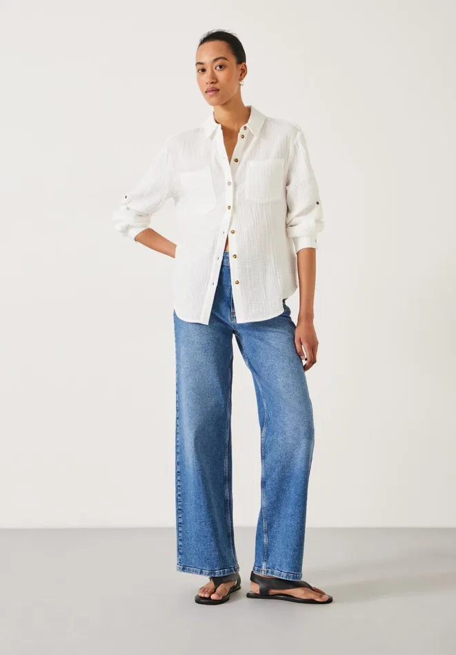 Hush Shirts and Blouses Women Alannah Cotton Shirt Ecru