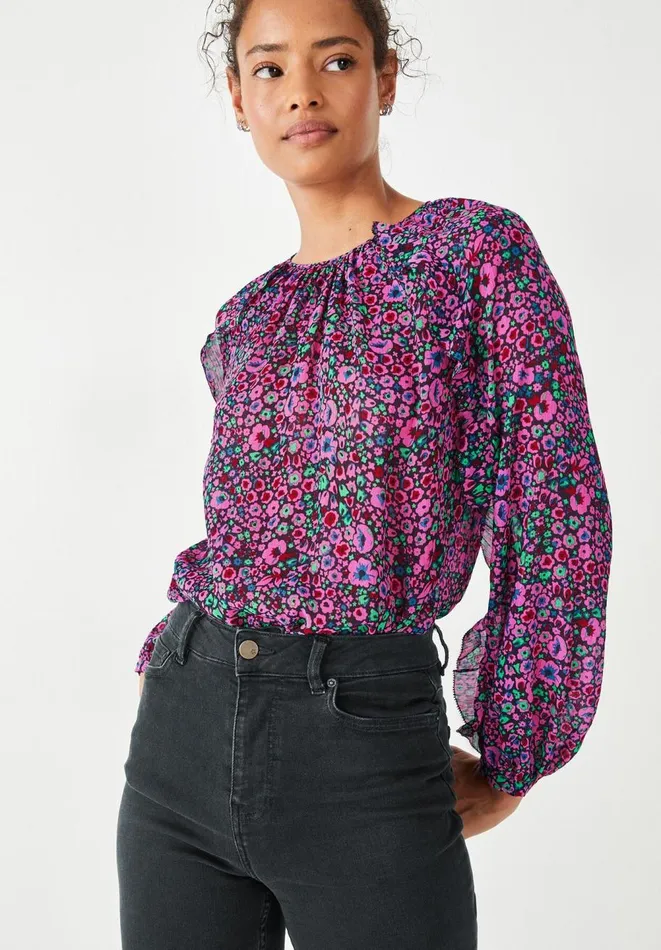 Hush Shirts and Blouses Women Cinzia Blouse Paris Ditsy Blackpink
