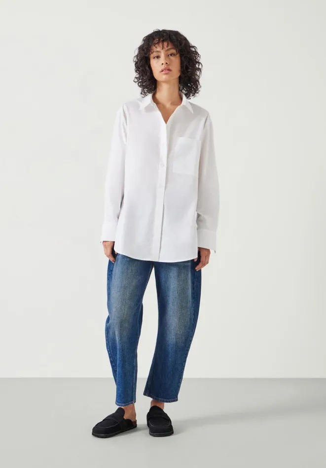 Hush Shirts and Blouses Women Coleena Oversized Shirt White