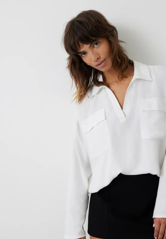 Hush Shirts and Blouses Women Kaz Pocket Shirt Ecru