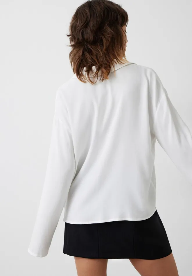 Hush Shirts and Blouses Women Kaz Pocket Shirt Ecru Hush Shirts and Blouses Women Kaz Pocket Shirt Ecru