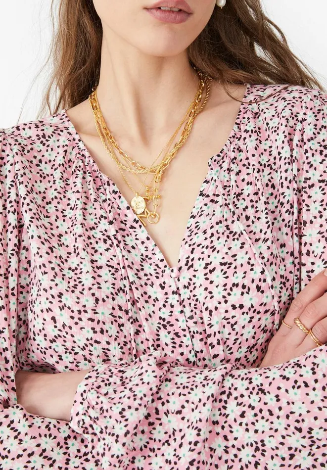 Hush Shirts and Blouses Women Kira Blouse Mini Daisy Pink Hush Shirts and Blouses Women Kira Blouse Mini Daisy Pink