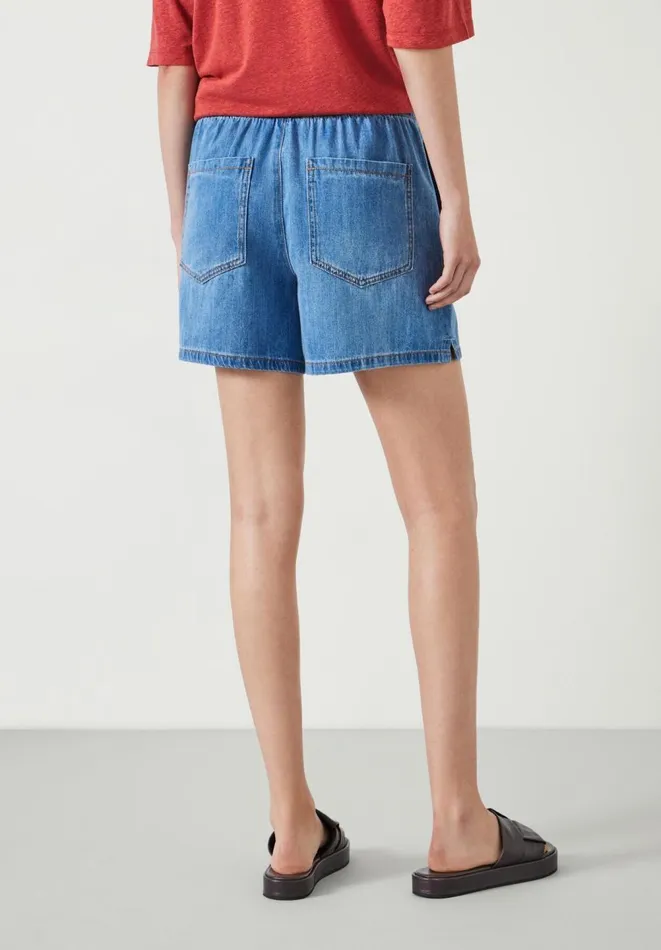 Hush Shorts Women Betty Denim Pull On Shorts Mid Authentic Hush Shorts Women Betty Denim Pull On Shorts Mid Authentic