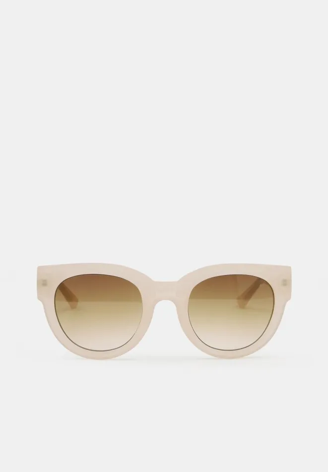 Hush Sunglasses Women AKjaerbede Lilly Sunglasses Cream Bone